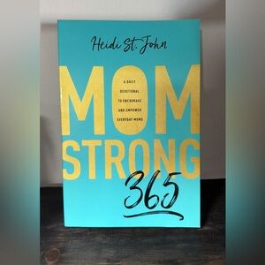 Mom Strong 365 Daily Devotional Book by Heidi St. John Christian Motherhood